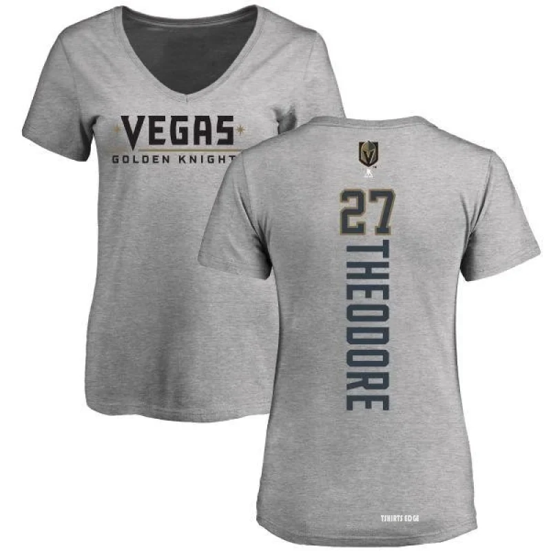 Shea Theodore Backer T-Shirt - Heathered Gray - Tshirtsedge