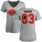 Women's Shelby Harris Name & Number Slim Fit T-Shirt - Ash