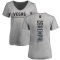 Women's Sheldon Rempal Backer Slim Fit V-Neck T-Shirt - Heathered Gray