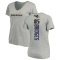 Women's Shemar Bridges Backer V-Neck T-Shirt - Ash