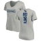Women's Shi Smith Backer V-Neck T-Shirt - Ash