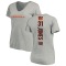 Women's Sidney Jones IV Backer V-Neck T-Shirt - Ash