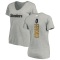 Women's Simi Fehoko Backer V-Neck T-Shirt - Ash