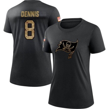 Women's SirVocea Dennis 2020 Salute To Service Performance T-Shirt - Black