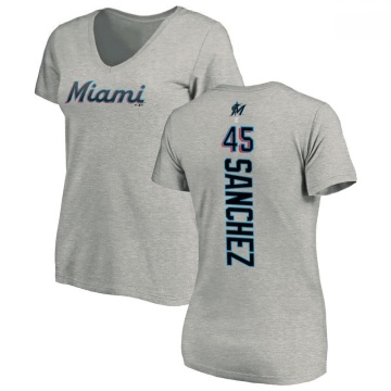 Women's Sixto Sanchez Backer Slim Fit T-Shirt - Ash