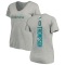 Women's Skylar Thompson Backer V-Neck T-Shirt - Ash