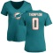 Women's Skylar Thompson Name & Number Slim Fit T-Shirt - Aqua