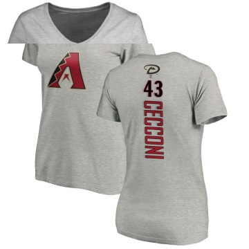 Women's Slade Cecconi Backer Slim Fit T-Shirt - Ash