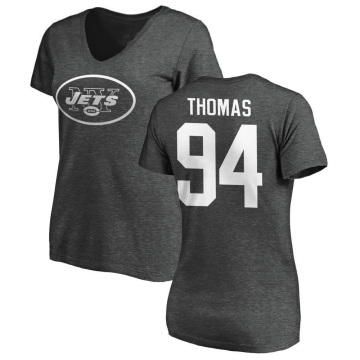 Women's Solomon Thomas One Color T-Shirt - Ash