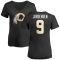 Women's Sonny Jurgensen Name & Number Slim Fit T-Shirt - Black