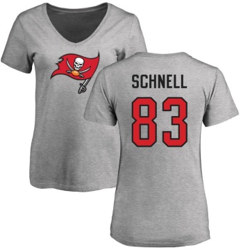 Women's Spencer Schnell Name & Number Slim Fit T-Shirt - Ash