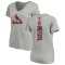 Women's Stan Musial Backer Slim Fit T-Shirt - Ash