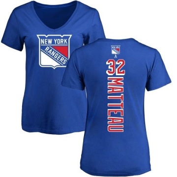 Women's Stephane Matteau Backer T-Shirt - Blue