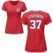 Women's Stephen Strasburg Name & Number T-Shirt - Red