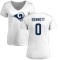 Women's Stetson Bennett Name & Number Slim Fit T-Shirt - White