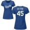 Women's Steve Balboni Name & Number T-Shirt - Royal