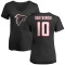 Women's Steve Bartkowski Name & Number Slim Fit T-Shirt - Black