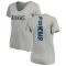 Women's Steve McNair Backer V-Neck T-Shirt - Ash