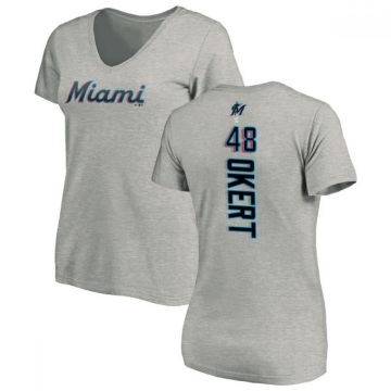 Women's Steven Okert Backer Slim Fit T-Shirt - Ash