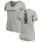 Women's Steven Sims Backer V-Neck T-Shirt - Ash