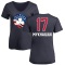 Women's Svi Mykhailiuk Name and Number Banner Wave V-Neck T-Shirt - Navy
