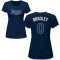 Women's Taj Bradley Name & Number T-Shirt - Navy