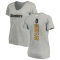 Women's Tanner Morgan Backer V-Neck T-Shirt - Ash