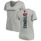 Women's Tavierre Thomas Backer V-Neck T-Shirt - Ash