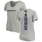 Women's Tavius Robinson Backer V-Neck T-Shirt - Ash