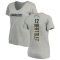 Women's Taylor Bertolet Name & Number Slim Fit V-Neck T-ShirtHeather - Gray