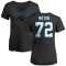 Women's Taylor Moton Name & Number Slim Fit T-Shirt - Black