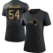 Women's Tedy Bruschi 2020 Salute To Service Performance T-Shirt - Black