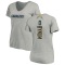 Women's Terrell Bynum Name & Number Slim Fit V-Neck T-ShirtHeather - Gray