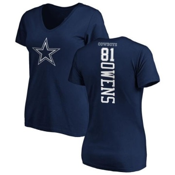 Women's Terrell Owens Backer T-Shirt - Navy