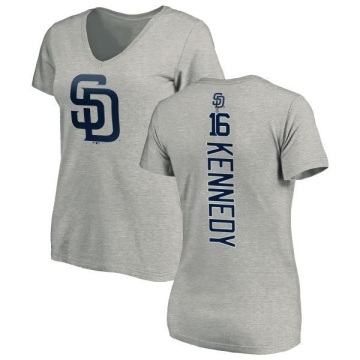 Women's Terry Kennedy Backer Slim Fit T-Shirt - Ash