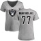 Women's Thayer Munford Jr. Name & Number Slim Fit T-Shirt - Ash