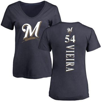 Women's Thyago Vieira Backer Slim Fit T-Shirt - Navy