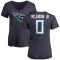 Women's TK McLendon Jr. Name & Number Slim Fit T-Shirt - Navy