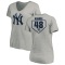 Women's Tommy Kahnle RBI Slim Fit V-Neck T-Shirt - Heathered Gray