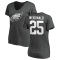 Women's Tommy McDonald One Color T-Shirt - Ash