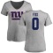 Women's Tomon Fox Name & Number Slim Fit T-Shirt - Ash