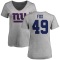 Women's Tomon Fox Name & Number Slim Fit T-Shirt - Ash