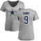 Women's Tony Romo Name & Number T-Shirt - Ash