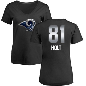 Women's Torry Holt Midnight Mascot T-Shirt - Black