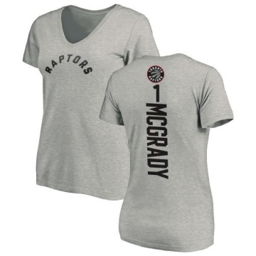 Women's Tracy McGrady Backer T-Shirt - Ash