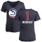 Women's Tracy McGrady Name and Number Banner Wave V-Neck T-Shirt - Navy