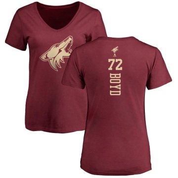 Women's Travis Boyd One Color Backer T-Shirt - Maroon