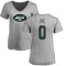 Women's Travis Dye Name & Number Slim Fit T-Shirt - Ash
