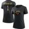 Women's Travis Etienne Jr. 2020 Salute To Service Performance T-Shirt - Black