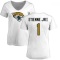 Women's Travis Etienne Jr. Name & Number Slim Fit T-Shirt - White